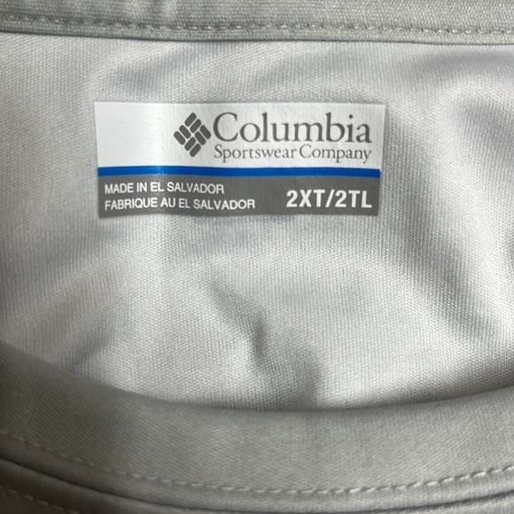 Columbia men’s tall size terminal tackle PFG flag LS, cool gray/AL fish - Picture 6 of 7